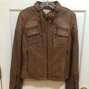 Michael Kors Leather jacket - size Medium
